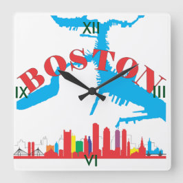 Boston Fyrkantig Klocka