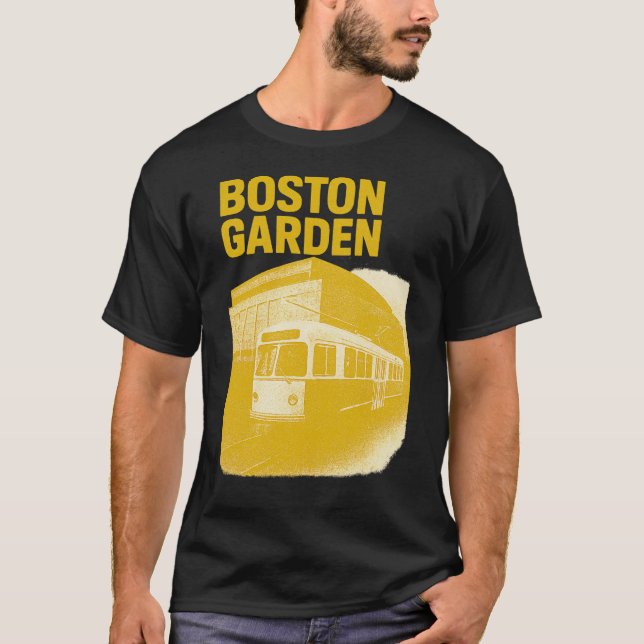 Boston Garden Old school T Shirt (Framsida)