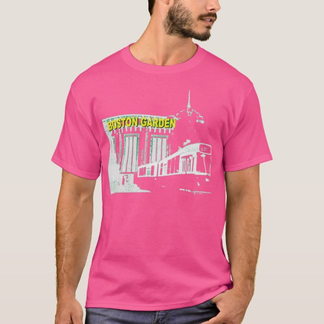 Boston Garden Old School T-Shirt - Boston, MA Herr (Framsida)