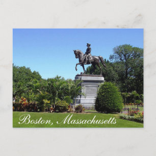 Boston Gardens, Boston Massachusetts-vykort Vykort