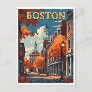 Boston-gata Vykort