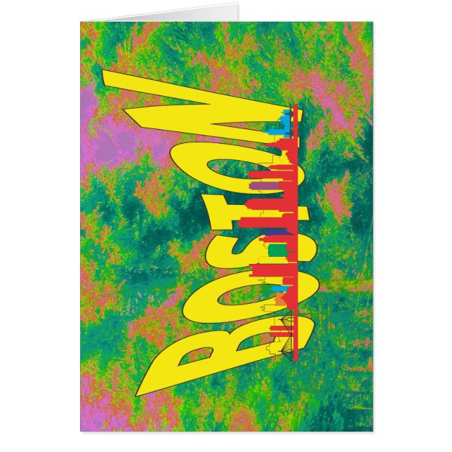 Boston Hälsningskort (Framsidan)