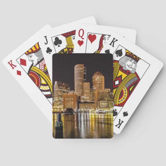 Boston hamn spelkort (Baksidan)