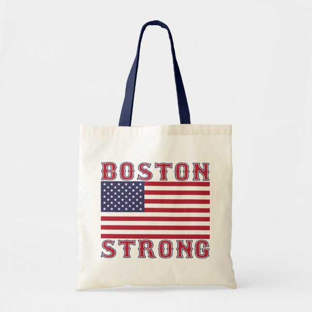 BOSTON hänger lös den STARKA U.S. flaggatotot Tygkasse (Framsidan)