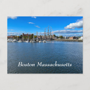 Boston Harbor i Massachusetts Vykort