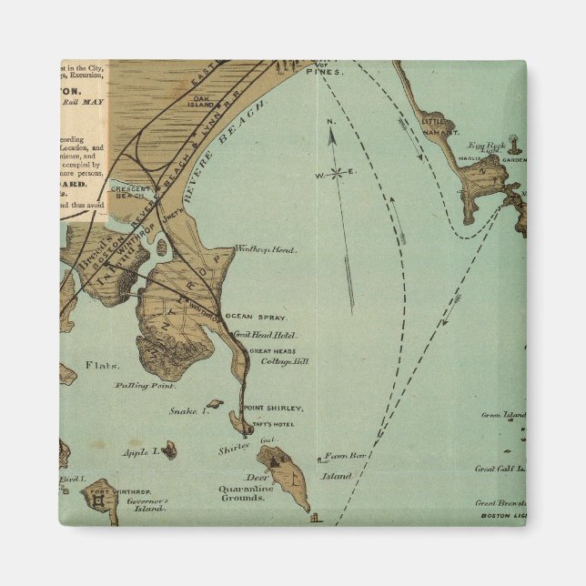 Boston Harbour Magnet (Framsidan)