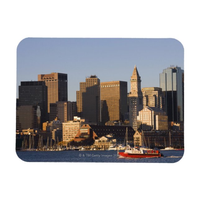 Boston Harbour, Massachusetts Magnet (Horisontell)