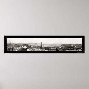 Boston Harbour, MORSA Photo 1912 Poster