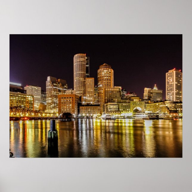 Boston Harbour Poster (Framsidan)