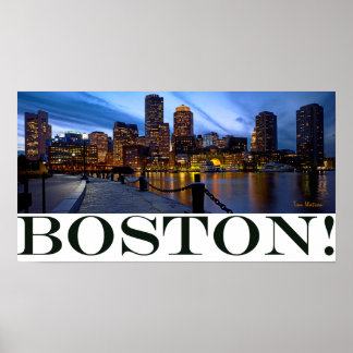 Boston Harbour Poster