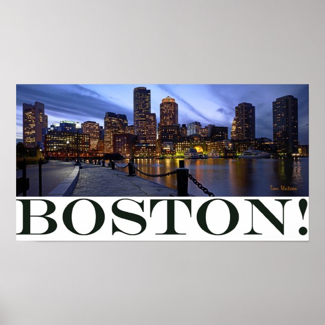 Boston Harbour Poster (Framsidan)