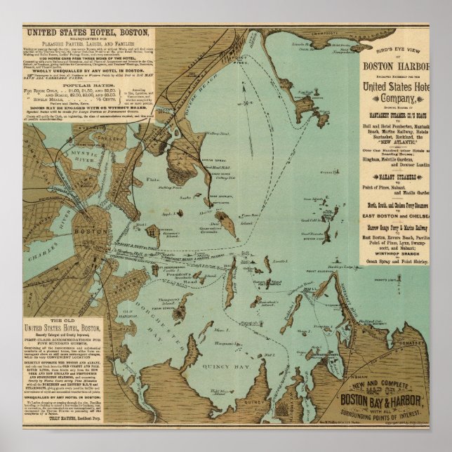 Boston Harbour Poster (Framsidan)