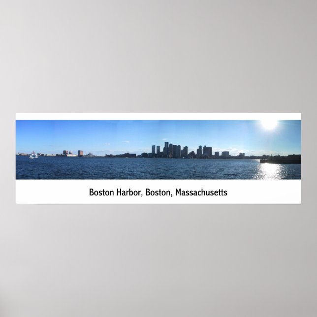 Boston Harbour Poster (Framsidan)