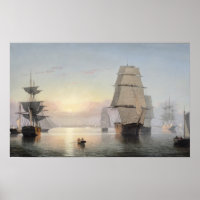 Boston Harbour, Sunset
