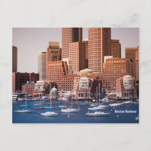 Boston Harbour Vykort