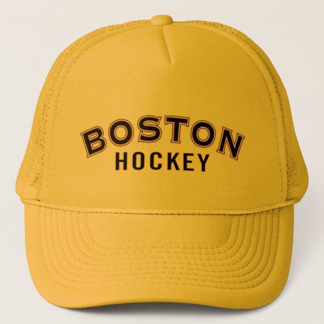 Boston Hockey Guld Truckerkeps (Framsida)