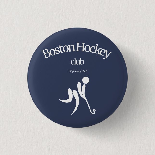 Boston Hockey Klubb T-Shirt Knapp (Framsida)