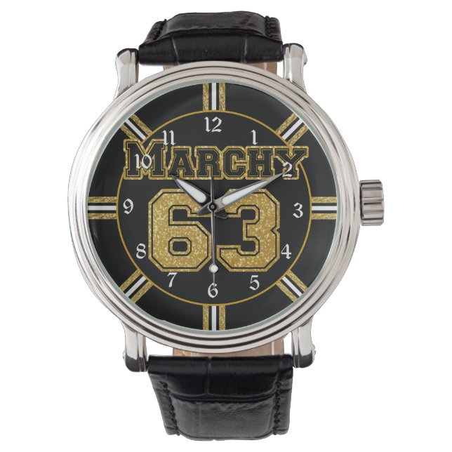 Boston Hockey Marchy 63 Armbandsur (Framsida)