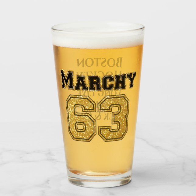 Boston Hockey Marchy 63 Glaskopp (Framsida fylld)
