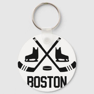 Boston hockey nyckelring