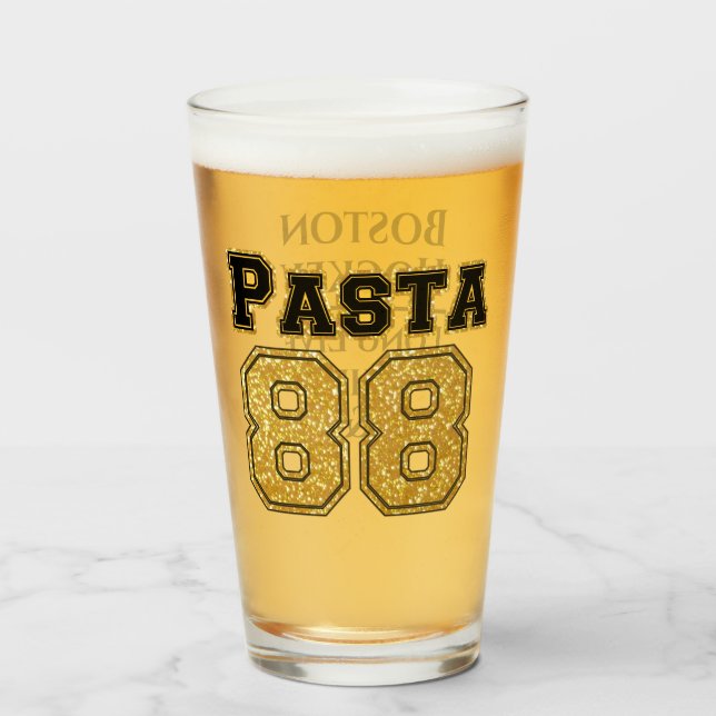 Boston Hockey Pasta 88 Glaskopp (Framsida fylld)