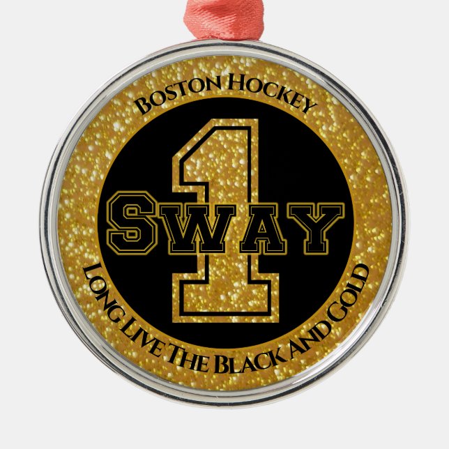 Boston Hockey Sway 1 Julgransprydnad Metall (Framsidan)