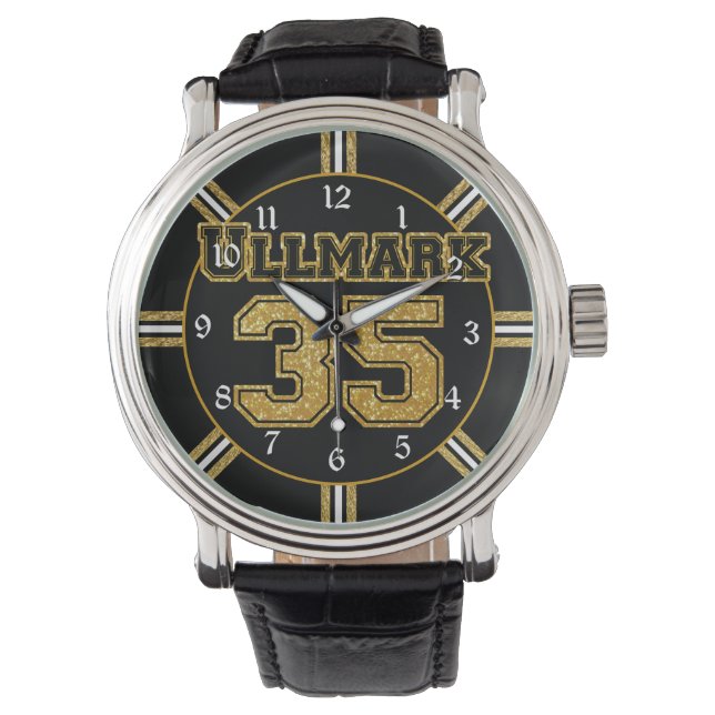 Boston Hockey Ullmark 35 Armbandsur (Framsida)