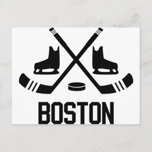 Boston hockey vykort