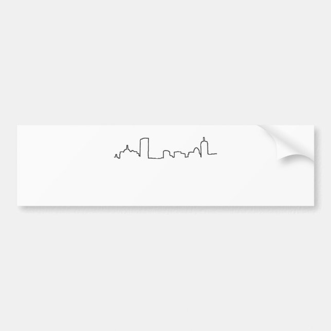 Boston - horisont bildekal (Framsidan)