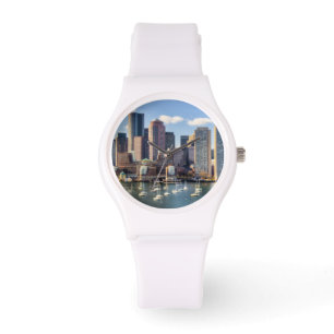 Boston horisont från strand armbandsur