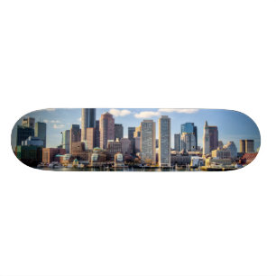 Boston horisont från strand mini skateboard bräda 18,5 cm