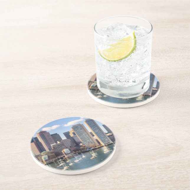 Boston horisont från strand underlägg (Sidan)