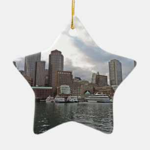 Boston horisont julgransprydnad keramik