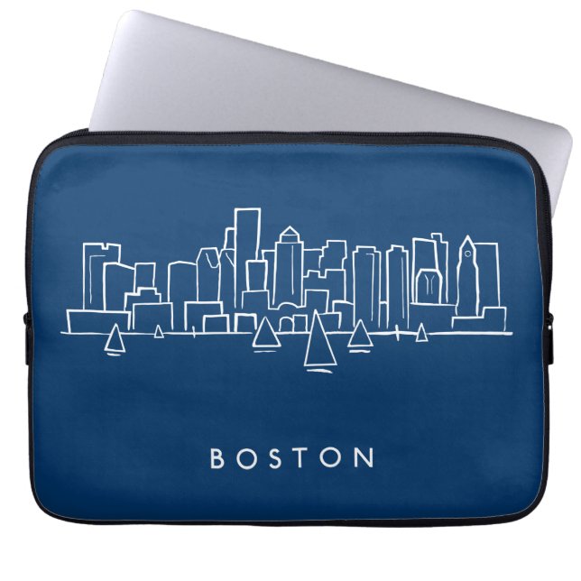 Boston horisont laptop fodral (Framsidan)