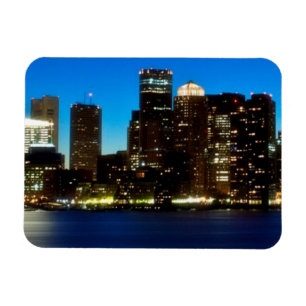 Boston horisont med månen magnet