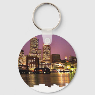 Boston horisont nyckelring