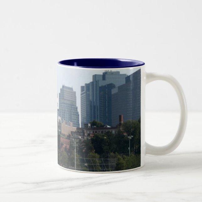 Boston horisont Två-Tonad mugg (Höger)