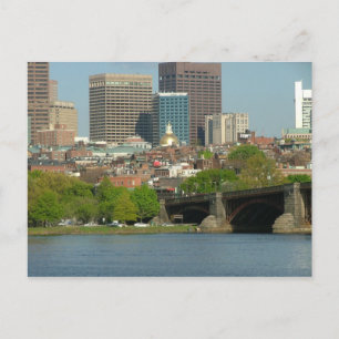 Boston i centrala staden vykort