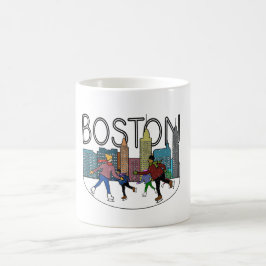 Boston Ice Skating Kaffemugg