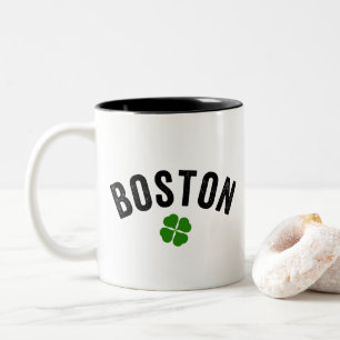 Boston Irish Shamrock Två-Tonad Mugg