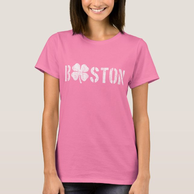 Boston Irish (vintage) T Shirt (Framsida)