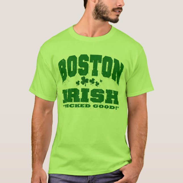 BOSTON IRLÄNDARE TEE SHIRT (Framsida)