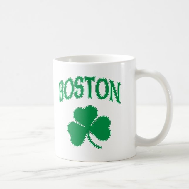 Boston irländareShamrock Kaffemugg (Höger)