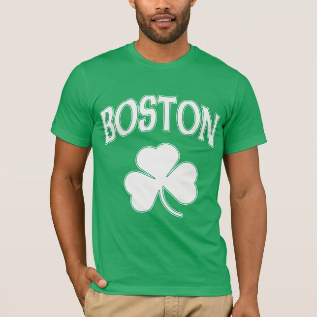 Boston irländareShamrock T-shirt (Framsida)
