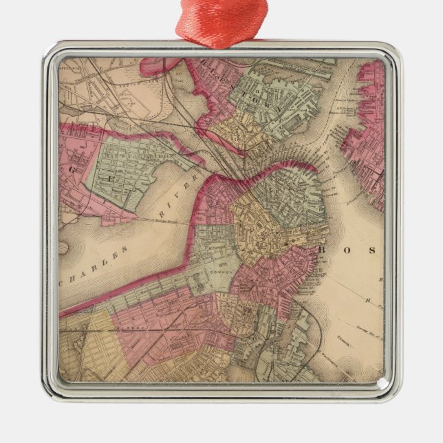 Boston Julgransprydnad Metall (Framsidan)