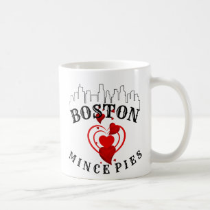 Boston Kärlek Mince Paj Cityscape Kaffemugg