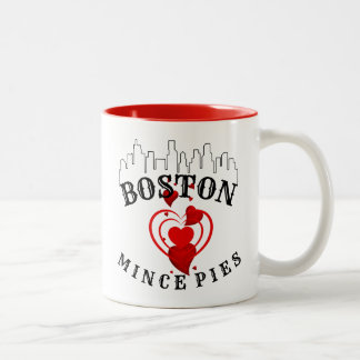 Boston Kärlek Mince Paj Cityscape Två-Tonad Mugg
