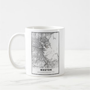 Boston Karta Kaffemugg