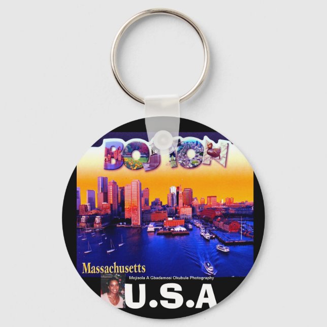 BOSTON KEYCHAIN BY MOJISOLA A GBADAMOSI OKUBULE NYCKELRING (Framsida)