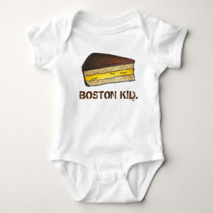BOSTON KID Cream Paj Slice Massachusetts Foodie Tröja